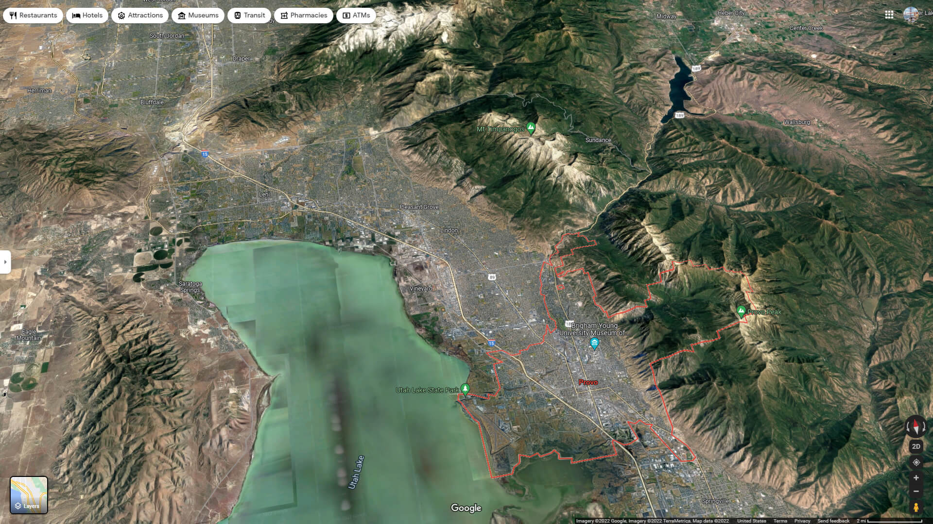 Provo Inset Map Provo, Utah Map