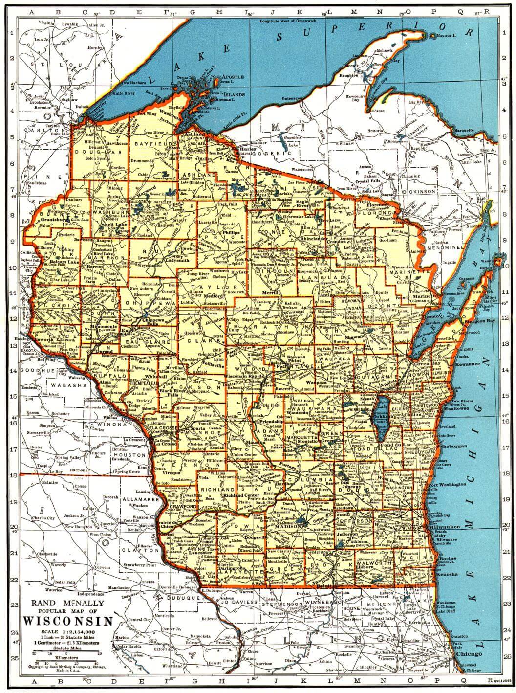 Wisconsin Map