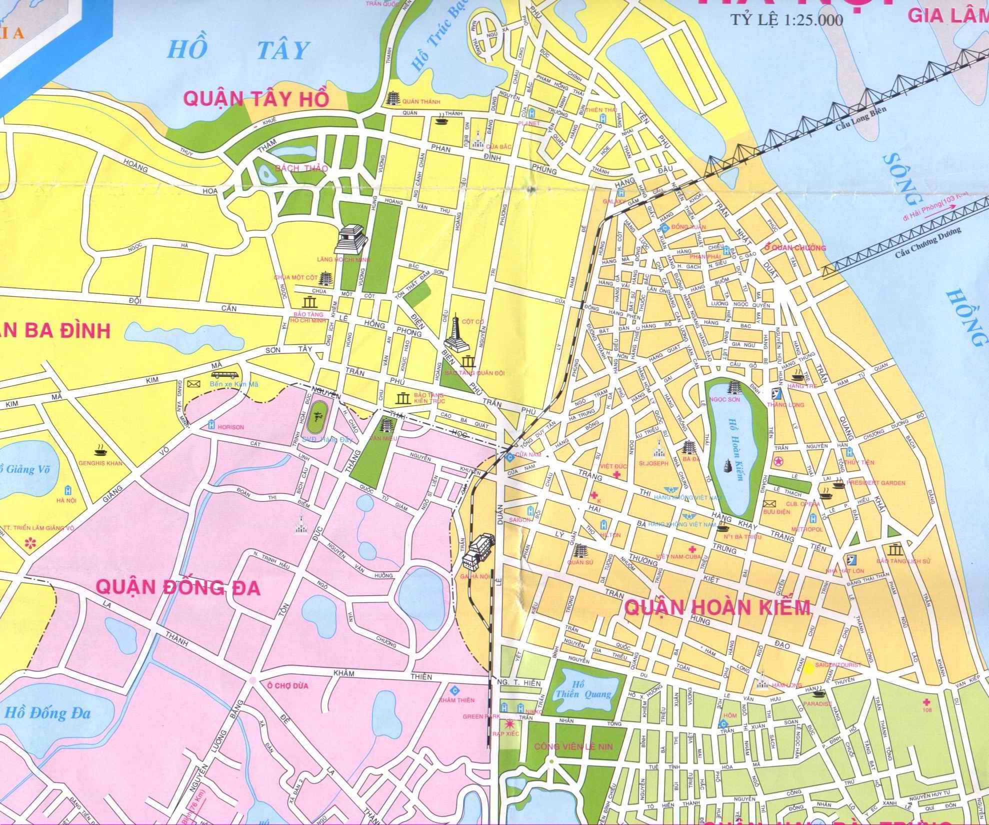 Hanoi City Map