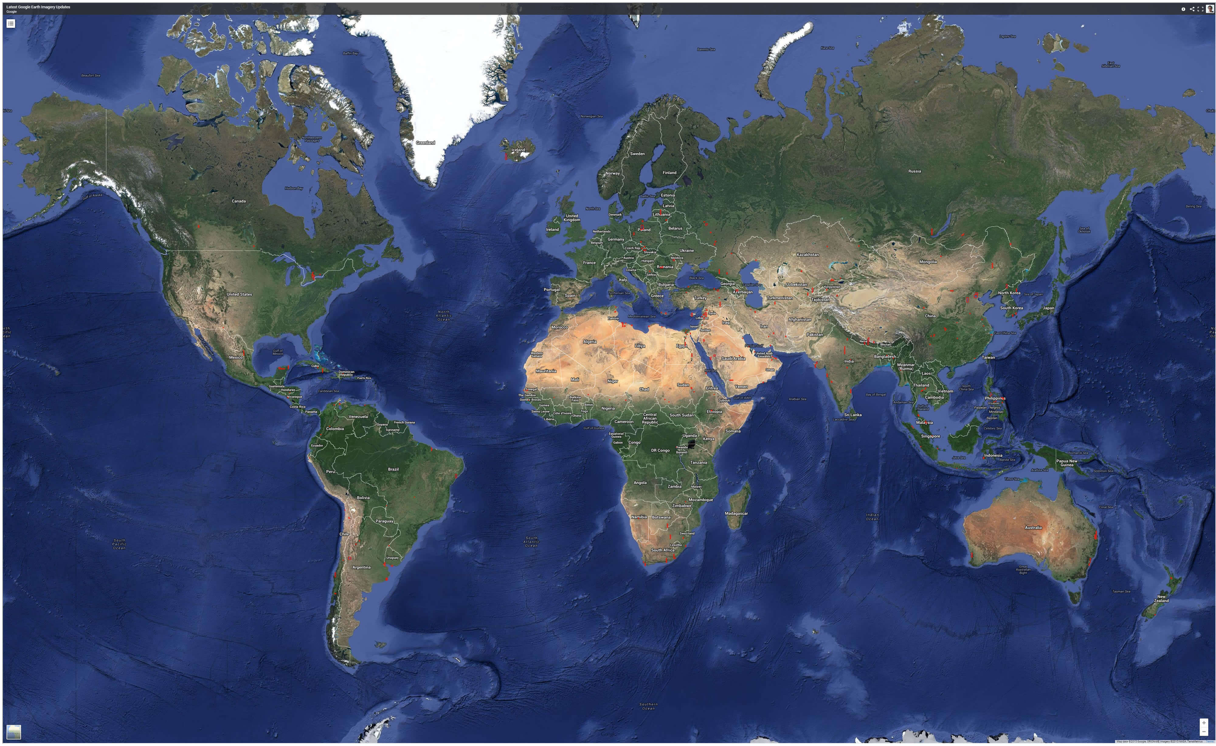 Google World Map