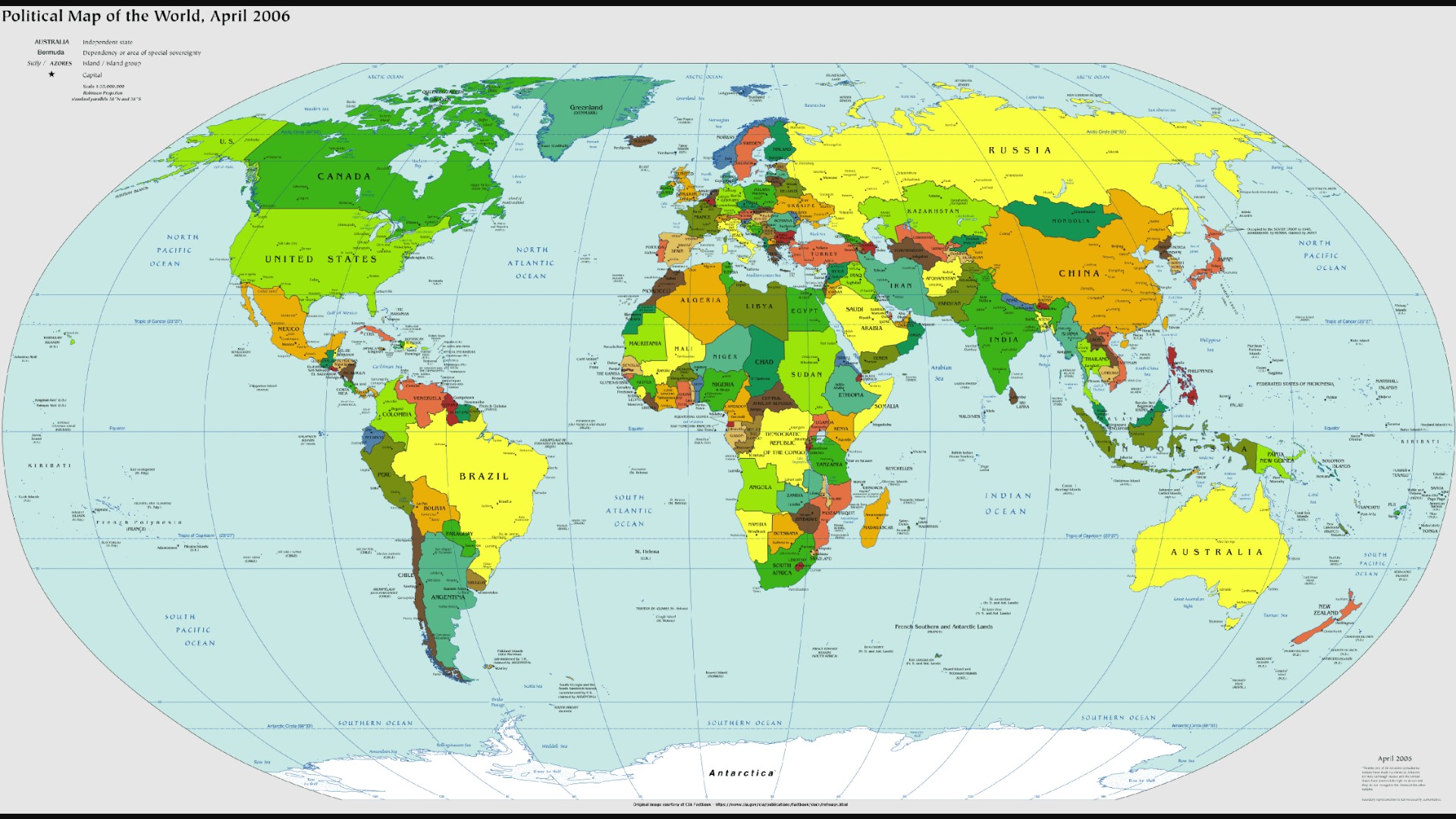 World Political Map English